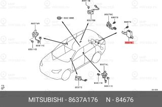 Запчасть MITSUBISHI 8637A176