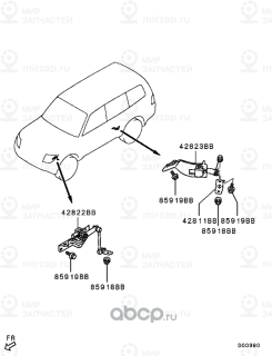 Запчасть MITSUBISHI 8651A065