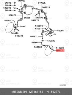 Запчасть MITSUBISHI MB668158