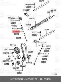 Запчасть MITSUBISHI MD302172