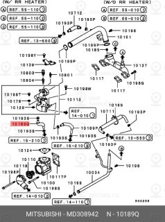Запчасть MITSUBISHI MD308942