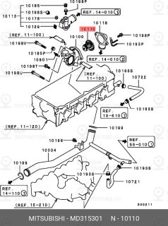 Запчасть MITSUBISHI MD315301