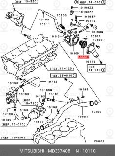 Запчасть MITSUBISHI MD337408