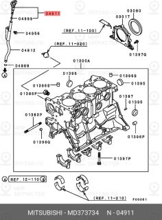 Запчасть MITSUBISHI MD373734