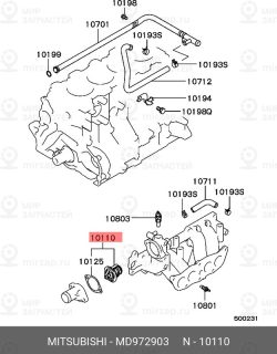 Запчасть MITSUBISHI MD972903