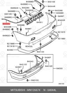 Запчасть MITSUBISHI MN126674