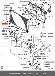 Запчасть MITSUBISHI MN135618