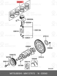 Запчасть MITSUBISHI MN137973