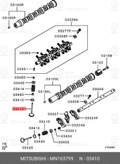 Запчасть MITSUBISHI MN163799