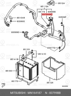 Запчасть MITSUBISHI MN164187