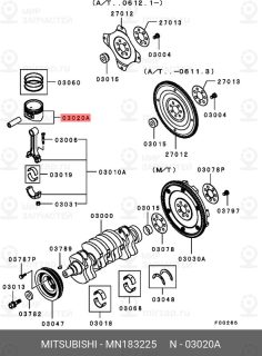 Запчасть MITSUBISHI MN183225