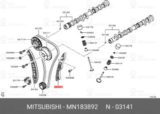 Запчасть MITSUBISHI MN183892