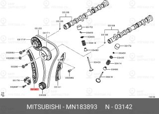 Запчасть MITSUBISHI MN183893
