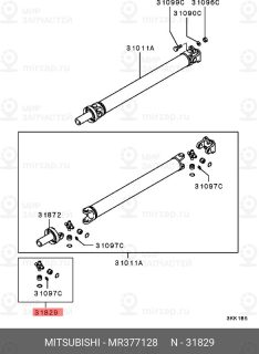 Запчасть MITSUBISHI MR377128