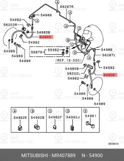 Запчасть MITSUBISHI MR407889