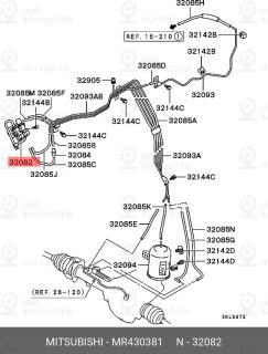 Запчасть MITSUBISHI MR430381