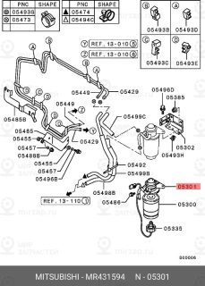 Запчасть MITSUBISHI MR431594
