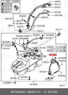 Запчасть MITSUBISHI MR432127