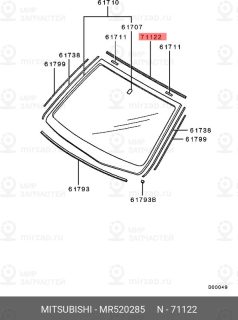 Запчасть MITSUBISHI MR520285
