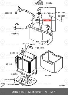 Запчасть MITSUBISHI MU800890