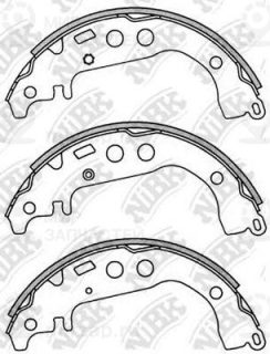 Колодки задн.\ Toyota bB/Celica/Corolla/Ist/Opa/Platz/Alion/Prius/Raum/Yaris/WiL NIBK FN2342