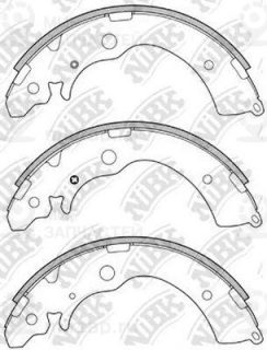 Колодки задн.\ Honda Accord/Civic/CR-V/HR-V/Vigor/Saber/Mobilo/Suzuki Carry/Ever NIBK FN5524