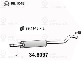 Запчасть ASSO 346097
