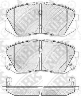 Колодки тормозные дисковые NIBK PN0052