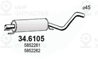 Запчасть ASSO 346105