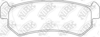 Колодки зад.\ Chevrolet (GM) Aveo/Lacetti/Nubira/Suzuki Forenza(USA)/Reno(USA) NIBK PN0376