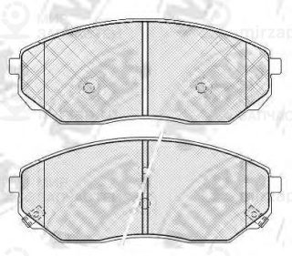Колодки передн.\ Kia Sorento 02> NIBK PN0441