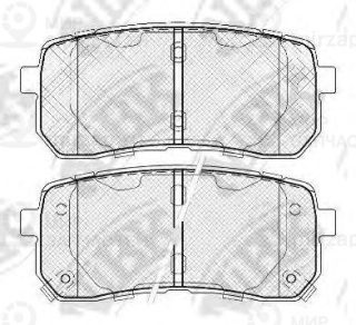 колодка тормозная дисковая NIBK PN0457