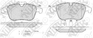Колодки тормозные дисковые NIBK PN0462W