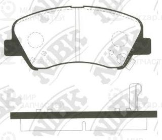 Колодки тормозные дисковые NIBK PN0537
