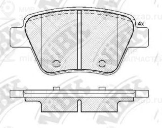 Запчасть NIBK PN0550