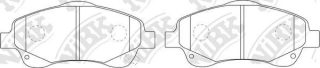 Колодки передн.\ Toyota Avensis/Avensis Station Wagon (Euro)/Corolla (Euro) NIBK PN1233