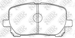 Колодки передн.\ Toyota Avensis/Corolla/Estima/Ipsum/Noah/Voxy 01> NIBK PN1470
