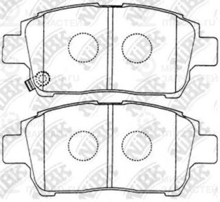 Колодки передн.\ Toyota bB/Celica/Corolla/Funcargo/MR2/Opa/MR-S/Vitz/Yaris/ NIBK PN1472