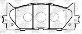 Колодки передн.\ Daihatsu Altis/Lexus ES350/Toyota Camry/Vista 06> NIBK PN1521