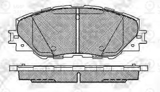 Колодки передн.\ Toyota Blade/Mark X Zio/RAV-4/Vanguard 05> NIBK PN1530