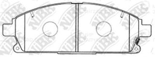 Колодки передн.\ Honda MDX/Infiniti Q45/Isuzu Fargo/Nissan Bassara/Terrano/X-Tra NIBK PN2389