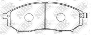Колодки передн.\ Nissan Infiniti EX35/FX35/FX45/Fairlady/Fuga/Murano/Skyline/Nav NIBK PN2444