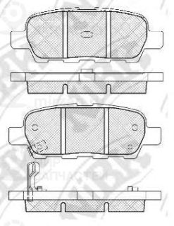 Колодки задн NIBK PN2466