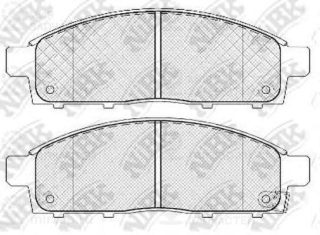 Колодки передн.\ Mitsubishi L200 05> NIBK PN3809