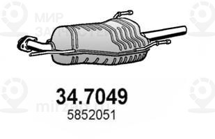Запчасть ASSO 347049