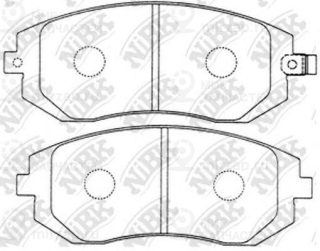 Колодки передн.\ Subaru Impreza/Forester NIBK PN7460