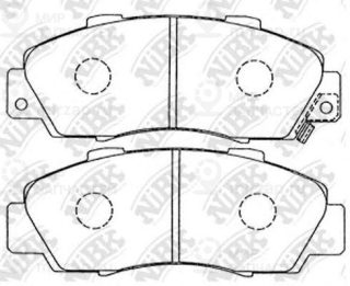 Колодки передн.\ Honda Accord/CR-V/HR-V 90-03 NIBK PN8254