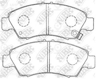 Колодки передн.\ Honda Fit/Jazz/Civic/Capa 91-02 NIBK PN8265