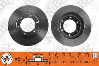 Запчасть NIBK RN1066