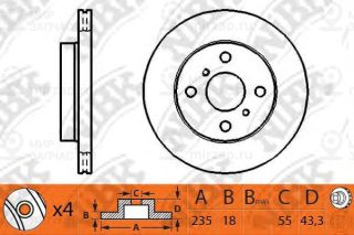 Запчасть NIBK RN1127